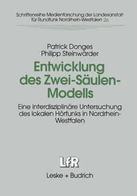 Donges / Steinwärder |  Entwicklung des Zwei-Säulen-Modells | eBook | Sack Fachmedien