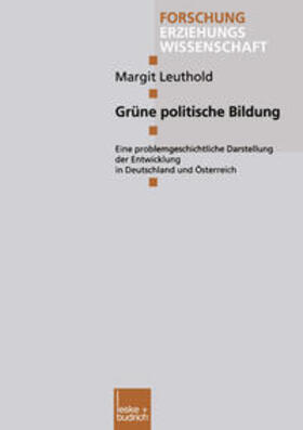 Leuthold |  Grüne politische Bildung | eBook | Sack Fachmedien