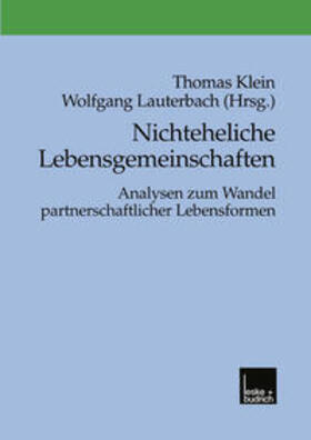 Klein / Lauterbach |  Nichteheliche Lebensgemeinschaften | eBook | Sack Fachmedien