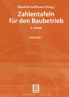 Hoffmann |  Zahlentafeln für den Baubetrieb | eBook | Sack Fachmedien