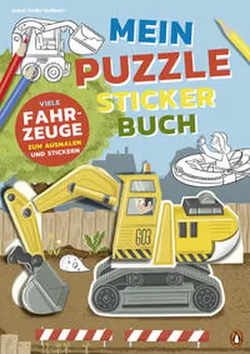 Große Holtforth |  Mein bunter Puzzle-Sticker-Spaß - Fahrzeuge | Buch |  Sack Fachmedien