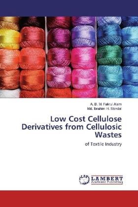 Alam / Mondal |  Low Cost Cellulose Derivatives from Cellulosic Wastes | Buch |  Sack Fachmedien