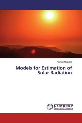 Namrata |  Models for Estimation of Solar Radiation | Buch |  Sack Fachmedien