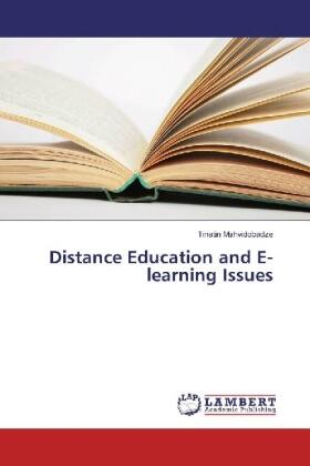 Mshvidobadze |  Distance Education and E-learning Issues | Buch |  Sack Fachmedien