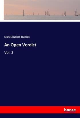 Braddon |  An Open Verdict | Buch |  Sack Fachmedien