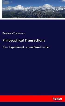 Thompson |  Philosophical Transactions | Buch |  Sack Fachmedien