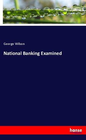 Wilson |  National Banking Examined | Buch |  Sack Fachmedien