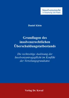 Klein |  Grundlagen des insolvenzrechtlichen Überschuldungstatbestands | Buch |  Sack Fachmedien