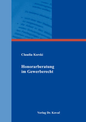 Korski |  Honorarberatung im Gewerberecht | Buch |  Sack Fachmedien