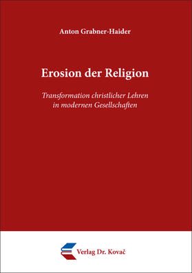Grabner-Haider |  Erosion der Religion | Buch |  Sack Fachmedien