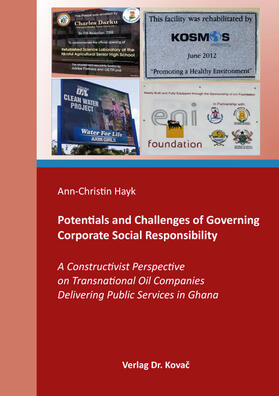 Hayk |  Potentials and Challenges of Governing Corporate Social Responsibility | Buch |  Sack Fachmedien