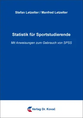 Letzelter |  Statistik für Sportstudierende | Buch |  Sack Fachmedien