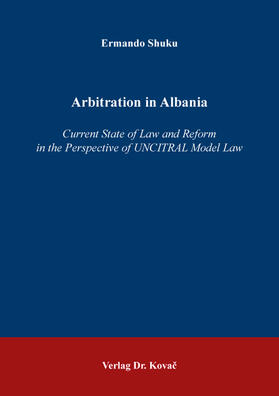Shuku |  Arbitration in Albania | Buch |  Sack Fachmedien
