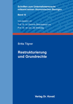 Tilgner | Restrukturierung und Grundrechte | Buch | 978-3-339-12622-1 | sack.de