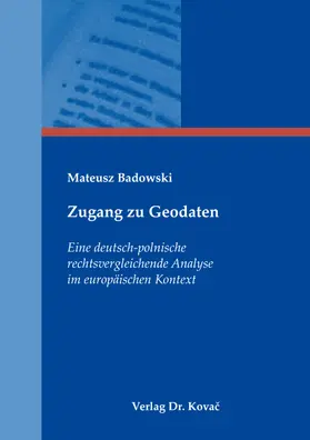 Badowski |  Zugang zu Geodaten | Buch |  Sack Fachmedien