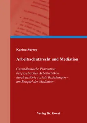 Surrey |  Arbeitsschutzrecht und Mediation | Buch |  Sack Fachmedien