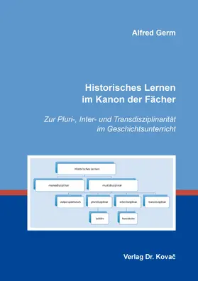 Germ |  Historisches Lernen im Kanon der Fächer | Buch |  Sack Fachmedien