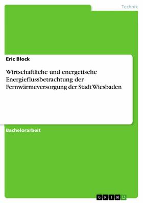 Block |  Wirtschaftliche und energetische Energieflussbetrachtung der Fernwärmeversorgung der Stadt Wiesbaden | eBook | Sack Fachmedien