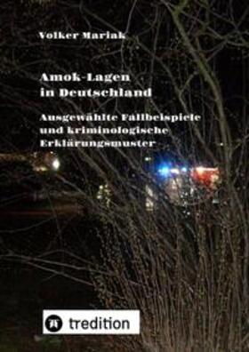 Mariak |  Amok-Lagen in Deutschland: Ausgewählte Fallbeispiele und kriminologische Erklärungsmuster | Buch |  Sack Fachmedien