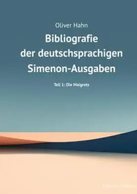 Hahn |  Simenon-Bibliografie | Buch |  Sack Fachmedien