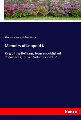 Juste / Black |  Memoirs of Leopold I. | Buch |  Sack Fachmedien