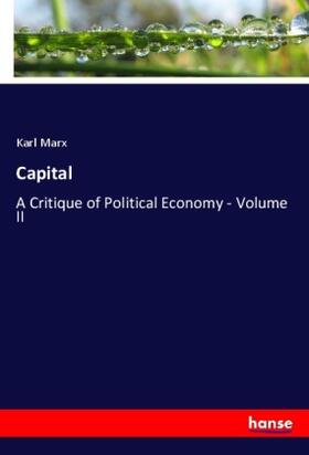 Marx |  Capital | Buch |  Sack Fachmedien