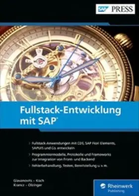 Glavanovits / Koch / Krancz |  Fullstack-Entwicklung mit SAP | eBook | Sack Fachmedien