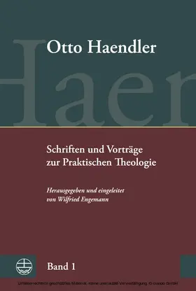 Haendler / Engemann |  Schriften und Vorträge zur Praktischen Theologie (OHPTh) | eBook | Sack Fachmedien