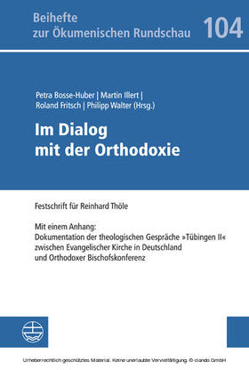 Bosse-Huber / Illert / Fritsch |  Im Dialog mit der Orthodoxie | eBook | Sack Fachmedien