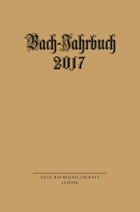 Wollny |  Bach-Jahrbuch 2017 | Buch |  Sack Fachmedien