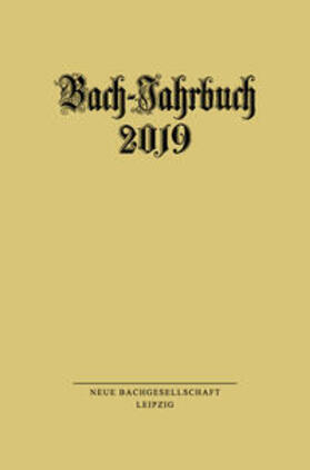 Wollny |  Bach-Jahrbuch 2019. | Buch |  Sack Fachmedien