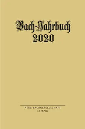 Wollny |  Bach-Jahrbuch 2020 | Buch |  Sack Fachmedien