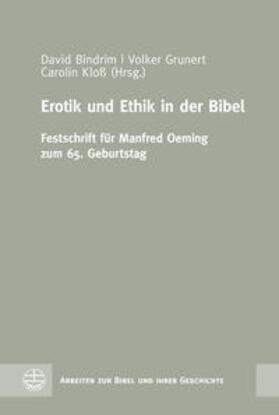 Bindrim / Grunert / Kloß |  Erotik und Ethik in der Bibel | Buch |  Sack Fachmedien