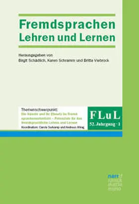 Schädlich / Schramm / Viebrock |  FLuL - Fremdsprachen Lehren und Lernen, 52,1 | Buch |  Sack Fachmedien