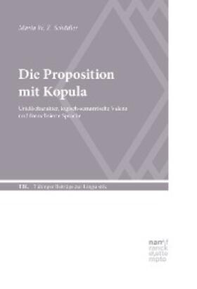 Schädler |  Die Proposition mit Kopula | eBook | Sack Fachmedien