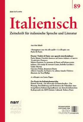  Italienisch Band 89 | 45. Jahrgang, Heft 1 | Buch |  Sack Fachmedien