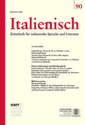 Föcking |  Italienisch Band 90 | 45. Jahrgang, Heft 2 | Buch |  Sack Fachmedien