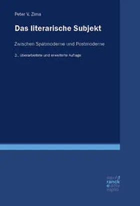 Zima |  Das literarische Subjekt | Buch |  Sack Fachmedien