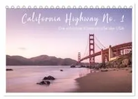 Brandt / CALVENDO |  California Highway No. 1 - Die schönste Küstenstraße der USA (Tischkalender 2025 DIN A5 quer), CALVENDO Monatskalender | Sonstiges |  Sack Fachmedien