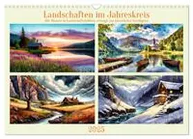 Braun / CALVENDO |  Landschaften im Jahreskreis (Wandkalender 2025 DIN A3 quer), CALVENDO Monatskalender | Sonstiges |  Sack Fachmedien