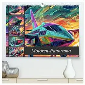 Braun / CALVENDO |  Motoren-Panorama (hochwertiger Premium Wandkalender 2025 DIN A2 quer), Kunstdruck in Hochglanz | Sonstiges |  Sack Fachmedien