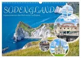 Meyer / CALVENDO |  Südengland - Impressionen aus dem Südwesten von England (Wandkalender 2025 DIN A3 quer), CALVENDO Monatskalender | Sonstiges |  Sack Fachmedien