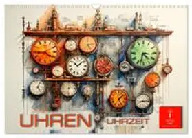 Roder / CALVENDO | Uhren Uhrzeit (Wandkalender 2025 DIN A3 quer), CALVENDO Monatskalender | Sonstiges | 978-3-383-87753-7 | sack.de