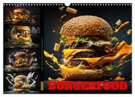 Meutzner / CALVENDO |  Burgerfood (Wandkalender 2025 DIN A3 quer), CALVENDO Monatskalender | Sonstiges |  Sack Fachmedien