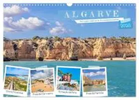 Meyer / CALVENDO |  Algarve - Portugals malerische Küstenlandschaften (Wandkalender 2025 DIN A3 quer), CALVENDO Monatskalender | Sonstiges |  Sack Fachmedien