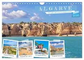 Meyer / CALVENDO |  Algarve - Portugals malerische Küstenlandschaften (Wandkalender 2025 DIN A4 quer), CALVENDO Monatskalender | Sonstiges |  Sack Fachmedien