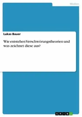 Bauer |  Wie entstehen Verschwörungstheorien und was zeichnet diese aus? | eBook | Sack Fachmedien