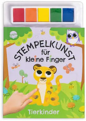 Hinkler |  Stempelkunst für kleine Finger. Tierkinder | Buch |  Sack Fachmedien