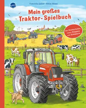 Jaekel |  Mein großes Traktor-Spielbuch. Mit Drehscheibe, vielen Klappen und Schiebern | Buch |  Sack Fachmedien