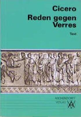 Cicero / Voigt |  Reden gegen Verres. Text | Buch |  Sack Fachmedien